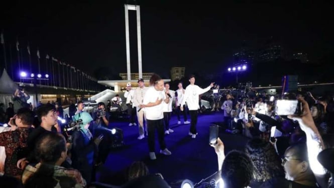 PYCH menggelar gebyar kemerdekaan di Lapangan Banteng Jakarta